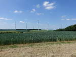 Windpark bei Theilheim im Lkr.