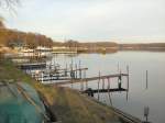 Landschaft bei Oranienburg mit Blick auf den Lehnitzsee am 10. 2. 2007