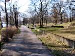 Strandbad Rahnsdorf am Mggelsee, Weg zum FKK, Mrz 2007