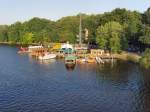 Blick von der Inselbrcke  JULI 2008 Berlin-Treptow