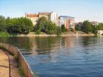 BERLIN, am Landwehrkanal, Blick nach Treptow,
Sommer 2007