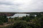 Blick ber den Klinger See (Nordteil), Gemeinde Wiesengrund, Teilsee der zuknftigen Cottbuser Ostsee, 29.06.2009 