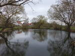 Dorfteich in Pinnow, Landkreis Spree-Neiße (04.04.2026)