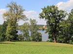 Blick von Park Babelsberg zur Havel am 09. August 2017. 