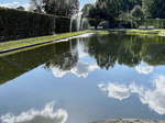 Teichanlage im Klostergarten von Neuzelle am 10. September. 