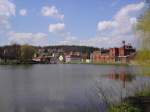 Neuzelle, Klosterteich und Klosterbrauerei am 13.04.2008