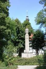 August 2011  Krausnick im Spreewald  Denkmal für die gefallenen Soldaten des 1.