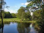 Schlopark - Schlo Charlottenburg in Berlin, Sommer 2007