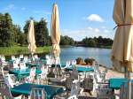 Britzer Garten im Sommer 2007, Blick von der Gaststtte zum See