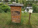 Insektenhotel am Wanderweg an der Spree im Bereich Schleusenland I.