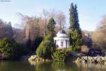 Pavillon im Bergpark Kassel-Wilhelmshöhe (29.12.2015).