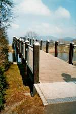 Brücke über die Werra bei Eschwege, Herbst 2003
