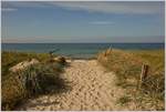 Ein Strandweg führt zur Ostsee bei Wustrow
(23.09.2017)