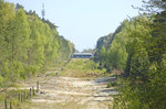 An der deutsch-polnischen Grenze auf Usedom (auf polnisch: Uznam).