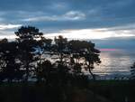 Abendstimmung am Strand von Binz auf der Insel Rügen am 30.05.24.