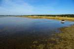 Blick von der Hafenmole in Gager ber die Bucht 