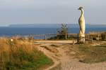 Blick auf die Ostsee, gesehen auf der kleinen Wanderung von Vitt nach Arkona.