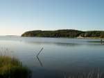 Der Groe Jasmunder Bodden am Abend bei Lietzow.