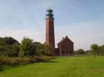 Leuchtturm auf der Ostseeinsel Greifswalder Oi bei Rgen .