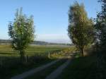 Landschaft am Nonnensee mit Blick nach Bergen/Rgen am 07.Oktober 2013.