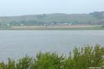 Blick über den Bodden bei Klein-Zicker auf Groß-Zicker (Mönchgut, Rügen, Mai 2011)