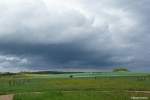 Landschaft bei Alt-Reddevitz am Anfang der Reddevitzer Höft -  Mönchgut auf Rügen (Mai 2011)