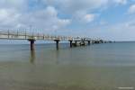 Seebrücke am Nordstrand vor Göhren (Mönchgut, Rügen, Mai 2011)