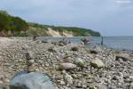 Idylle am Südstrand von Göhren mit dem Blick längs des Nordperds (Mönchgut, Rügen, Mai 2011)
