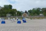 Kurpark mit Muschel vor dem Nordstrand bei Göhren (Mönchgut, Rügen, Mai 2011)