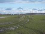 Auch am Nördlichsten Ende Rügen`s gibt es noch versteckte Feldweg,wie diesen Weg bei Schwarbe.Aufgenommen am 02.Februar 2015.