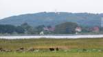 Blick auf Jagdschloss Granitz über den Selliner See hinweg (Mönchgut, Rügen, September 2012)