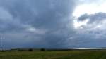 Wolkenpakete über den Inseln Ummanz und Rügen (September 2012)