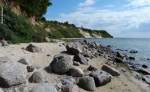 Das Nordperd trennt den Südstrand von Göhren vom Nordstrand mit Strandpromenade und Kurpark (Mönchgut, Rügen, Mai 2011)