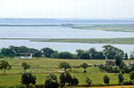 Blick auf Hiddensee in Richtung Rügen.