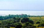 Aussicht vom Swantevitschlucht auf der Ostseeinsel Hiddensee.Bild vom Dia.