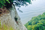 
Blick vom Stubbenkammer auf der Insel Rügen. Bild vom Dia. Aufnahme: August 2001.