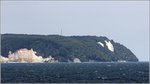 Rügen. Kreidefelsen der Halbinsel Jasmund am 28.08.2016.
