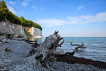 Naturbelassene Kreideküste an den Wissower Klinken auf Rügen.