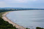 Thiessower Strand vom Lotsenturm aus gesehen.