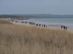 Der Strand von Prora ist sehr unterschiedlich besucht. In der (Winter-) Woche verirrt sich kaum eine Menschenseele hierher, im Sommer baden viele hier. An diesem Wochenende lud das milde Wetter viele Spaziergnger zu einer Wanderung ein. 30.12.2007