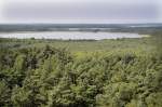 Müritz-Nationalpark: Aussicht zu Priesterbäker See vom Käflingsberg.