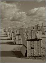 Am Strand von Warnemünde.