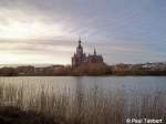 Blick ber den Frankenteich in Stralsund am 01.02.07. 
