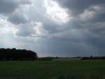 Nordwestmecklenburg, Aufziehende Regenfront westlich von Wismar 09.08.2009