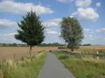 Nordwestmecklenburg, mecklenburgische Landschaft in Sommer, August 2009
