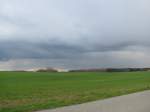 Wetterbild aus der Nhe des Mhlenberges (NWM) an der Strae Beidendorf - Tressow, Ostern 2010