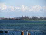 NWM; Blick von der Marina Hohen Wieschendorf nach Osten auf die Hansestadt Wismar 10.04.2010