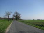 Nordwestmecklenburg; landschaft bei Alt Steinbeck an der Strae K 25, 25.04.2010