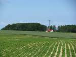 Strae von Redewisch-Ausbau nach Steinbeck, Wetterstation 22.06.2010