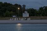 DLRG-Wasserrettungsstation am Strand von Boltenhagen.